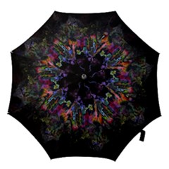 Grunge Paint Splatter Splash Ink Hook Handle Umbrellas (small) by Salman4z