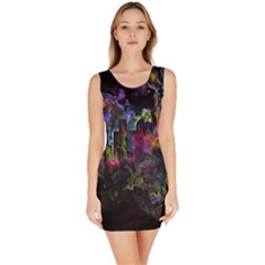 Grunge Paint Splatter Splash Ink Bodycon Dress by Salman4z