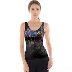 Grunge Paint Splatter Splash Ink Tank Top by Salman4z