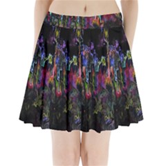 Grunge Paint Splatter Splash Ink Pleated Mini Skirt by Salman4z