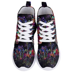 Grunge Paint Splatter Splash Ink Women s Lightweight High Top Sneakers by Salman4z