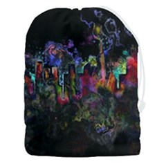 Grunge Paint Splatter Splash Ink Drawstring Pouch (3xl) by Salman4z