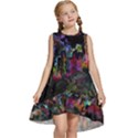 Grunge Paint Splatter Splash Ink Kids  Frill Swing Dress View1