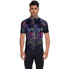 Grunge Paint Splatter Splash Ink Men s Short Sleeve Cycling Jersey by Salman4z