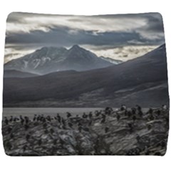 Nature s Symphony: A Portrait Of Ushuaia s Wild Beauty  Seat Cushion by dflcprintsclothing