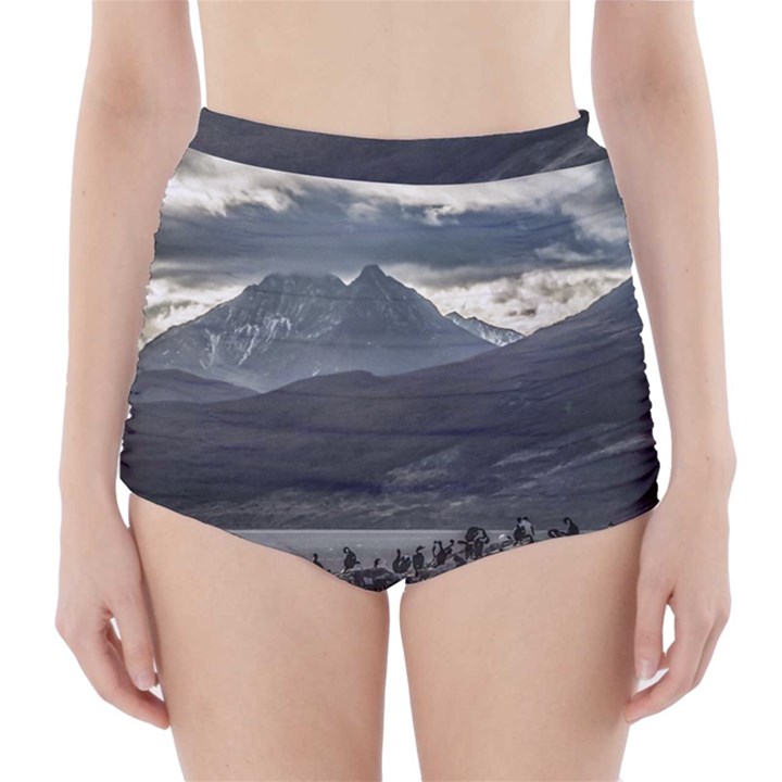 Nature s Symphony: A Portrait of Ushuaia s Wild Beauty  High-Waisted Bikini Bottoms