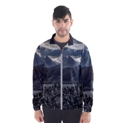 Nature s Symphony: A Portrait Of Ushuaia s Wild Beauty  Men s Windbreaker by dflcprintsclothing