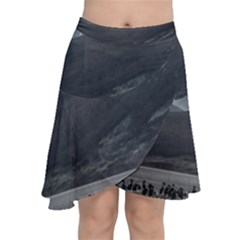 Nature s Symphony: A Portrait Of Ushuaia s Wild Beauty  Chiffon Wrap Front Skirt by dflcprintsclothing