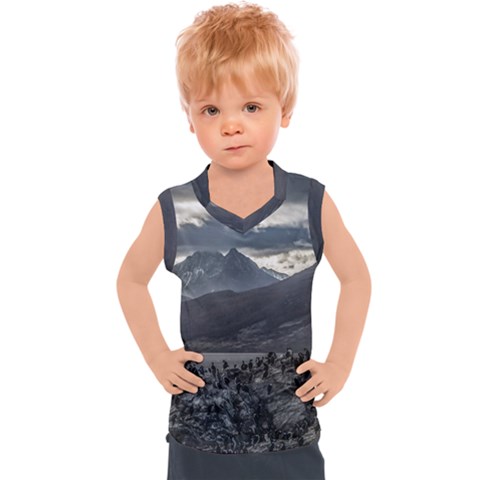 Nature s Symphony: A Portrait Of Ushuaia s Wild Beauty  Kids  Sport Tank Top by dflcprintsclothing