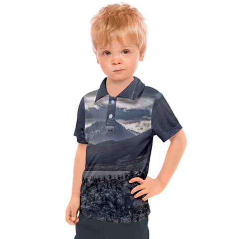 Nature s Symphony: A Portrait Of Ushuaia s Wild Beauty  Kids  Polo Tee by dflcprintsclothing