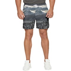 Nature s Symphony: A Portrait Of Ushuaia s Wild Beauty  Men s Runner Shorts by dflcprintsclothing