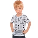 Pattern Hipster Abstract Form Geometric Line Variety Shapes Polkadots Fashion Style Seamless Kids  Sports Tee View1