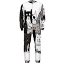 Cute Cat Hand Drawn Cartoon Style OnePiece Jumpsuit (Men) View1