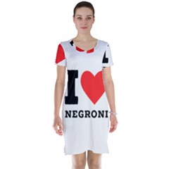 I Love Negroni Short Sleeve Nightdress by ilovewhateva