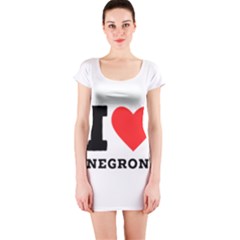 I Love Negroni Short Sleeve Bodycon Dress by ilovewhateva