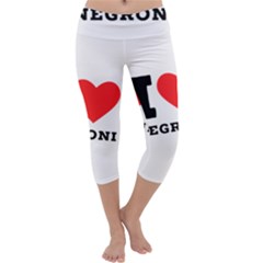 I Love Negroni Capri Yoga Leggings by ilovewhateva