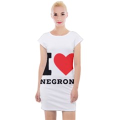 I Love Negroni Cap Sleeve Bodycon Dress by ilovewhateva