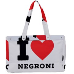 I Love Negroni Canvas Work Bag by ilovewhateva