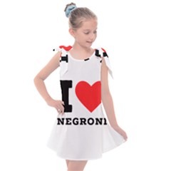 I Love Negroni Kids  Tie Up Tunic Dress by ilovewhateva