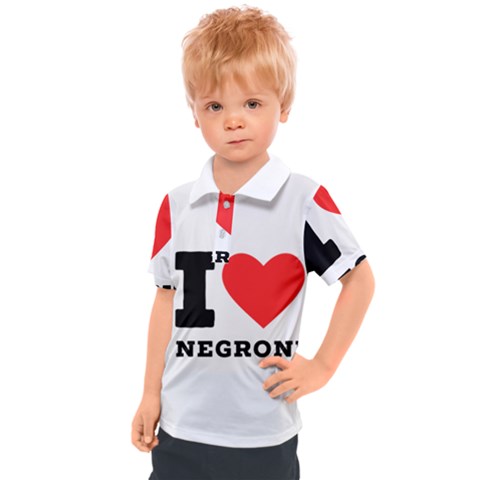 I Love Negroni Kids  Polo Tee by ilovewhateva