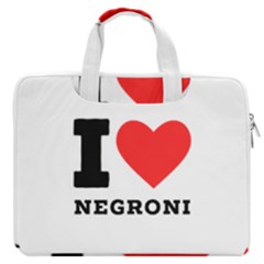 I Love Negroni Macbook Pro 16  Double Pocket Laptop Bag  by ilovewhateva