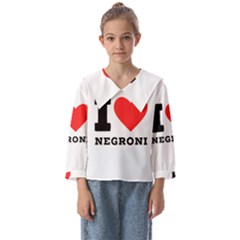 I Love Negroni Kids  Sailor Shirt by ilovewhateva