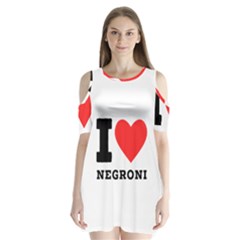 I Love Negroni Shoulder Cutout Velvet One Piece by ilovewhateva