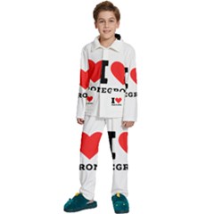 I Love Negroni Kids  Long Sleeve Velvet Pajamas Set by ilovewhateva