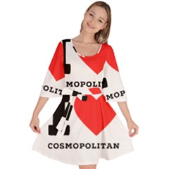 I Love Cosmopolitan  Velour Kimono Dress by ilovewhateva