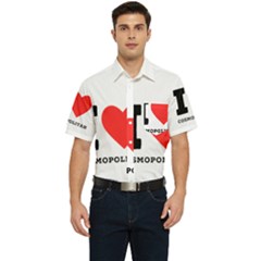 I Love Cosmopolitan  Men s Short Sleeve Pocket Shirt  by ilovewhateva