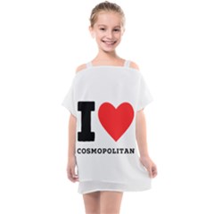 I Love Cosmopolitan  Kids  One Piece Chiffon Dress by ilovewhateva