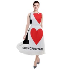 I Love Cosmopolitan  Round Neck Boho Dress by ilovewhateva