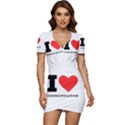 I love cosmopolitan  Low Cut Cap Sleeve Mini Dress View1