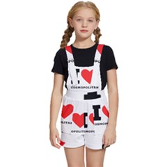 I Love Cosmopolitan  Kids  Short Overalls by ilovewhateva