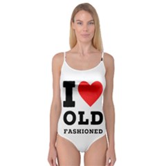 I Love Old Fashioned Camisole Leotard  by ilovewhateva