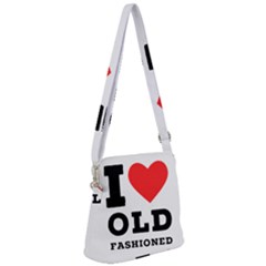 I Love Old Fashioned Zipper Messenger Bag by ilovewhateva