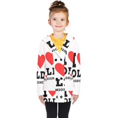 I Love Old Fashioned Kids  Double Breasted Button Coat by ilovewhateva