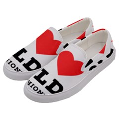 I Love Old Fashioned Men s Canvas Slip Ons by ilovewhateva