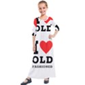 I love old fashioned Kids  Quarter Sleeve Maxi Dress View1