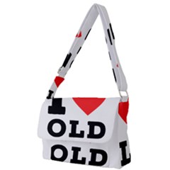 I Love Old Fashioned Full Print Messenger Bag (s) by ilovewhateva