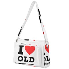 I Love Old Fashioned Front Pocket Crossbody Bag by ilovewhateva