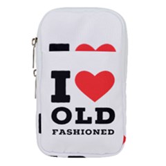 I Love Old Fashioned Waist Pouch (large) by ilovewhateva