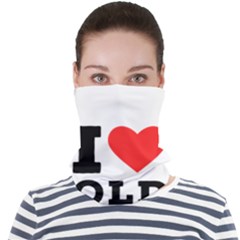 I Love Old Fashioned Face Seamless Bandana (adult) by ilovewhateva