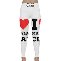 I Love Masala Chai Classic Yoga Leggings by ilovewhateva