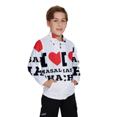 I Love Masala Chai Kids  Windbreaker by ilovewhateva