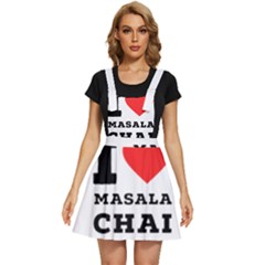 I Love Masala Chai Apron Dress by ilovewhateva