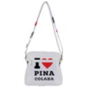 I love pina colada Zipper Messenger Bag View3