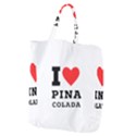 I love pina colada Giant Grocery Tote View2