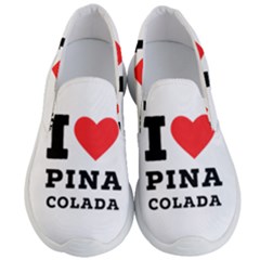 I Love Pina Colada Men s Lightweight Slip Ons by ilovewhateva