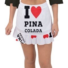 I Love Pina Colada Fishtail Mini Chiffon Skirt by ilovewhateva